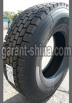 Duraturn Y126 Multi Grip (приводная) 315/80 R22.5 156/150L 18PR - Фото шины с этикеткой